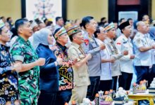 Suasana saat Rapat Kerja Daerah (Rakerda) Dewan Pimpinan Daerah Asosiasi Pemerintah Desa Seluruh Indonesia (DPD APDESI) Kalimantan Tengah Tahun 2026.