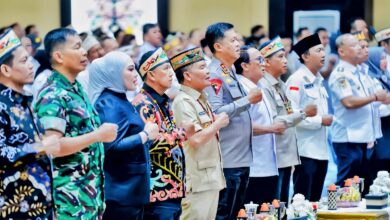 Suasana saat Rapat Kerja Daerah (Rakerda) Dewan Pimpinan Daerah Asosiasi Pemerintah Desa Seluruh Indonesia (DPD APDESI) Kalimantan Tengah Tahun 2026.