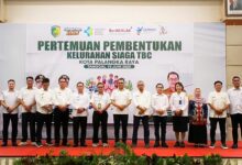 Pemko Palangka Raya saat menggelar pertemuan pembentukan Kelurahan Siaga TBC