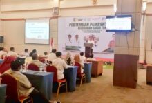 Suasana pertemuan pembentukan Kelurahan Siaga TBC.