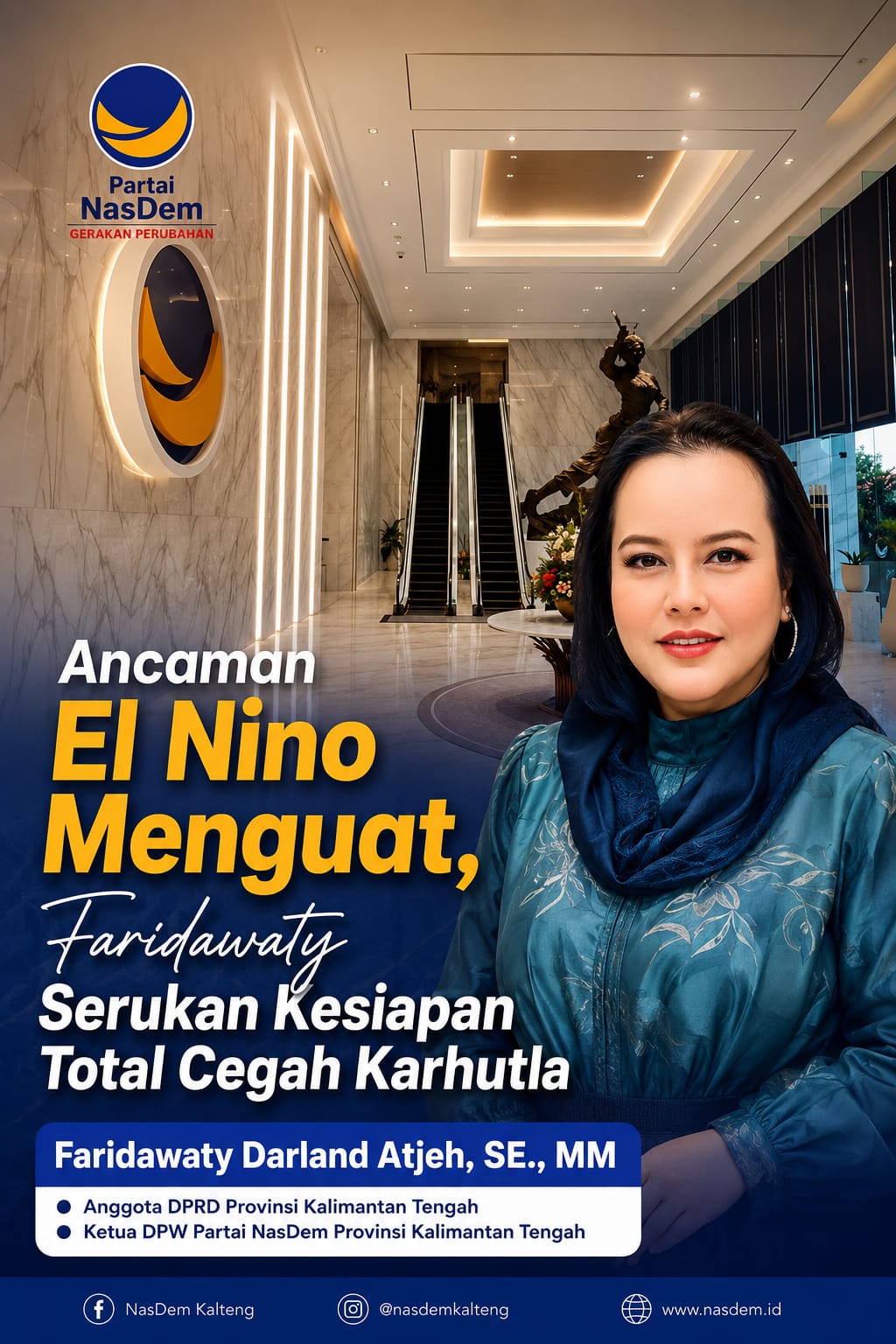 Anggota DPRD Provinsi Kalimantan Tengah, Faridawaty Darland Atjeh