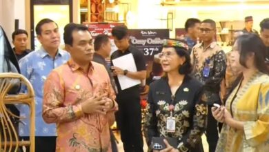 Wakil Wali Kota Palangka Raya, Achmad Zaini, saat menghadiri pembukaan kegiatan PTB di Atrium Duta Mall Palangka Raya