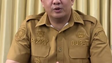 Bupati Lamandau Rizky Aditya Putra menyampaikan himbauan kepada PKS di Lamandau