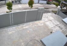 Rekaman CCTV yang memperlihatkan korban usai menjadi korban jambret,