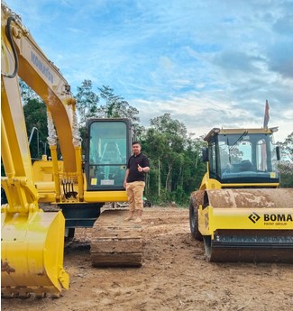 Pengadaan Alat Berat DPUPR di Tumbang Manjul, Anggota DPRD Seruyan: Ini Program Terbaik Bupati!