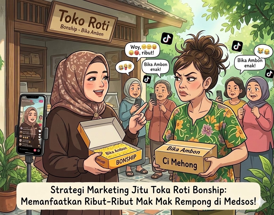Heboh Seteru Bika Ambon Ci Mehong vs Zhee Zee Galuh Berujung Endorse, Toko Roti Terkenal di Palangka Raya Ini Ambil Kesempatan?