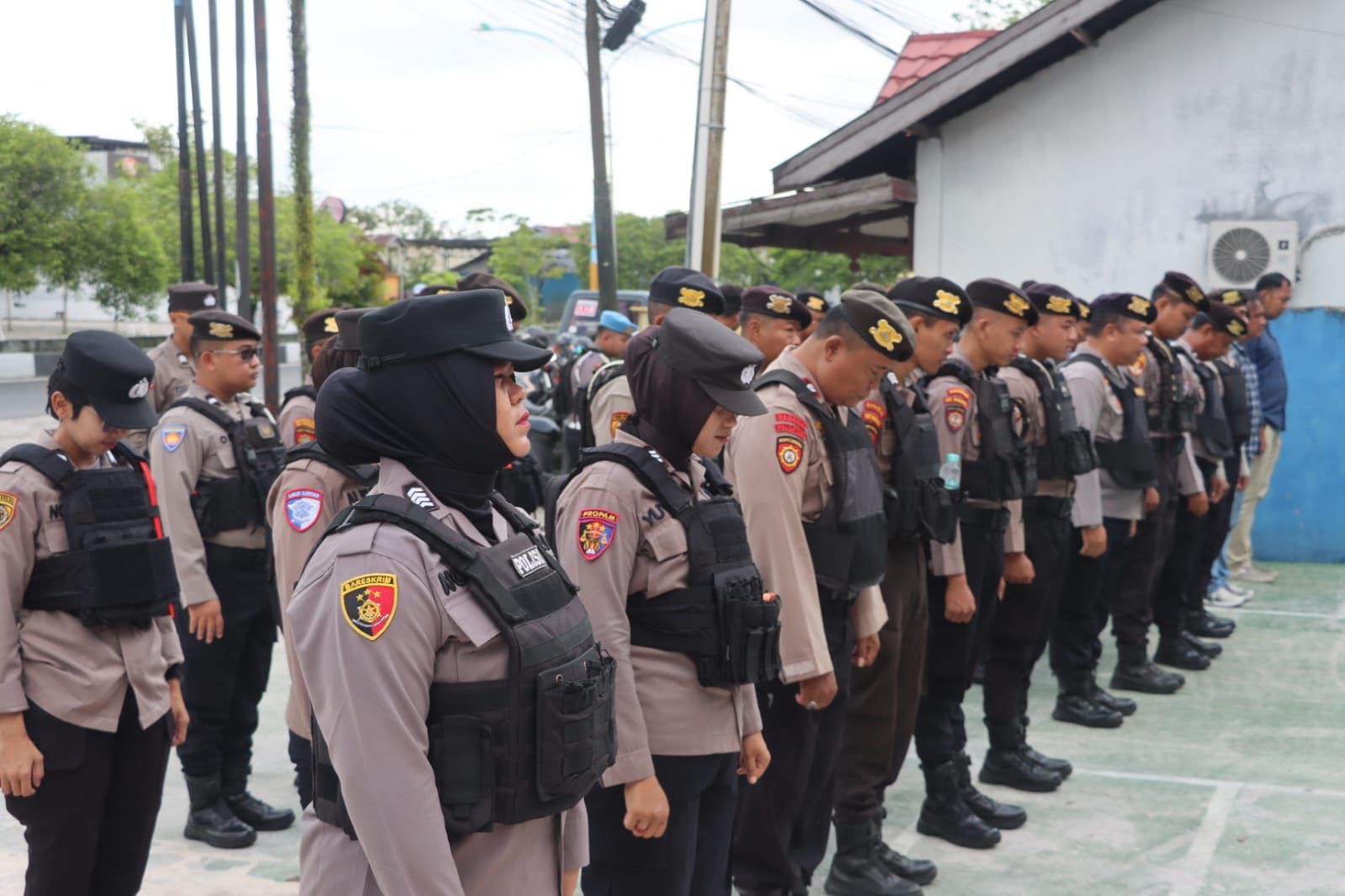 Kawal Aksi Massa Fordayak di Kantor MTF, Polresta Palangka Raya Terjunkan Pasukan Gabungan