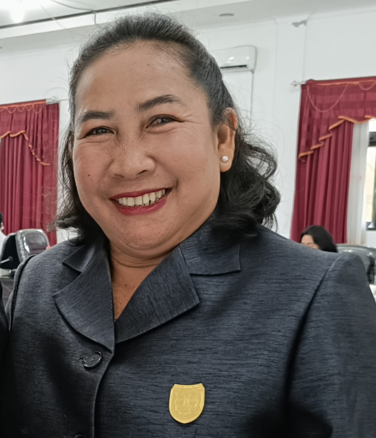 Anggota DPRD Kabupaten Gunung Mas, Rusmila.