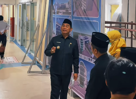 Bupati Barito Utara Pastikan Progres Pembangunan RSUD Muara Teweh Sesuai Target, Minta Jangan Biarkan Warga Menunggu Lama