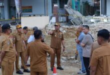 Bupati Tinjau Pelebaran Jalan Strategis