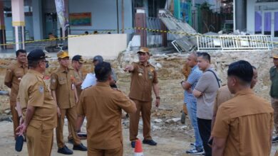 Bupati Tinjau Pelebaran Jalan Strategis