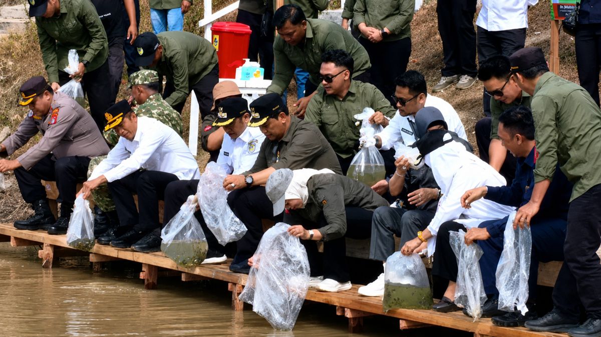 Pemkab Barito Utara Tebar 76.000 Benih Ikan untuk Restocking Perairan, Perkuat Ekosistem dan Tingkatkan Kesejahteraan Nelayan