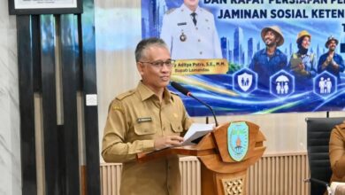 Sekretaris Daerah Lamandau, M Irwansyah, membuka kegiatan Diseminasi Instruksi Bupati Tahun 2026 di Aula Sekretariat Daerah Lamandau