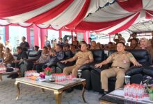 Wakil Bupati Kapuas Dodo didampingi Sekda Kapuas Dr Usis I Sangkai