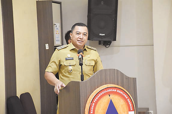 Wakil Bupati Kapuas Dodo saat membuka FGD I