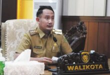 Wali Kota Palangka Raya Fairid Naparin Karhutla