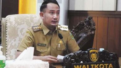 Wali Kota Palangka Raya Fairid Naparin Karhutla