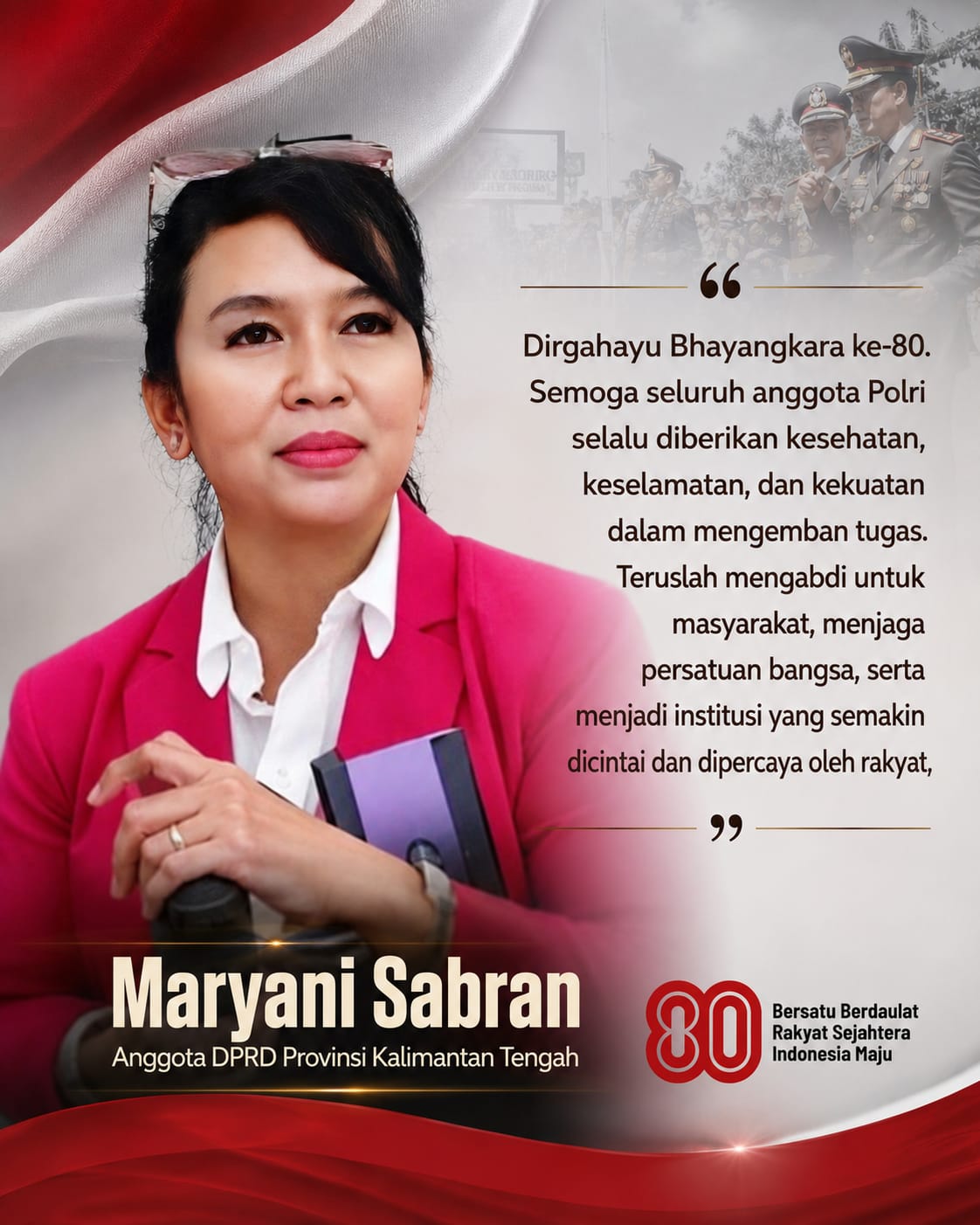 ‎Anggota DPRD Kalteng dari Fraksi PDI P, Maryani Sabran