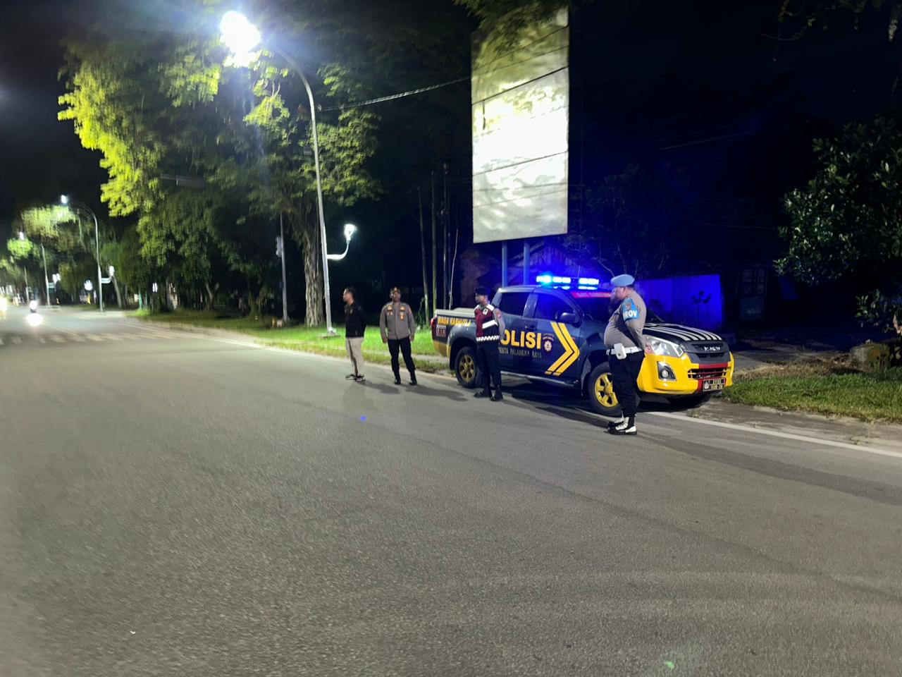 Polresta Palangka Raya Perketat Patroli Tengah Malam, Cegah Balap Liar dan Tekan Aksi Kriminal