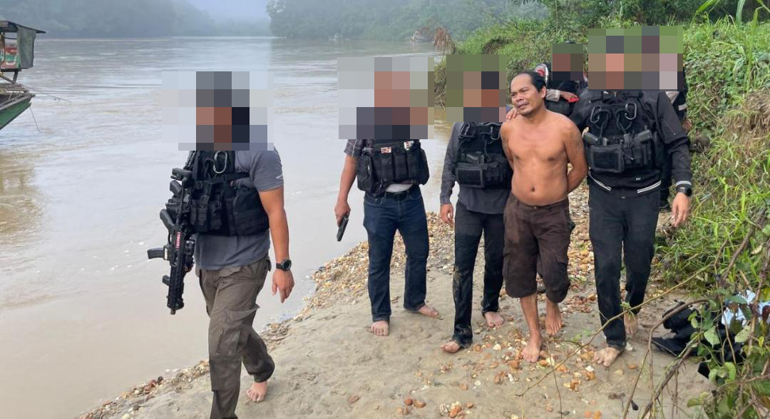 Petugas kepolisian berhasil mengamankan terduga pelaku yang diketahui bernama Saldy,
