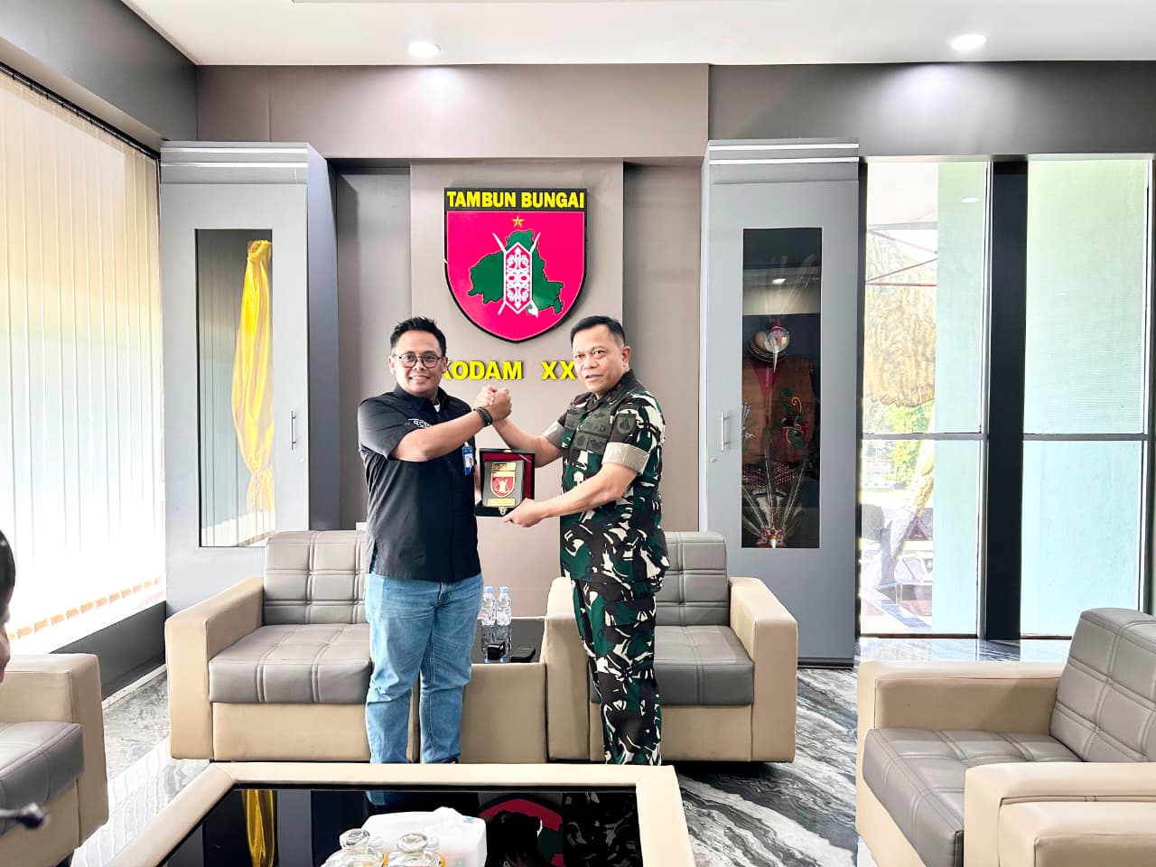BRI Perkuat Sinergi dengan Kodam XXII/Tambun Bungai Lewat Silaturahmi