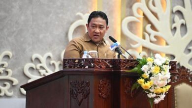 ‎Wagub Kalteng, H. Edy Pratowo saat menyampaikan pidatonya dalam Rapat Paripurna ke-5 Masa Persidangan III Tahun Sidang 2026