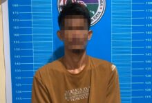Tersangka M (38) diamankan Satresnarkoba Polresta Palangka Raya