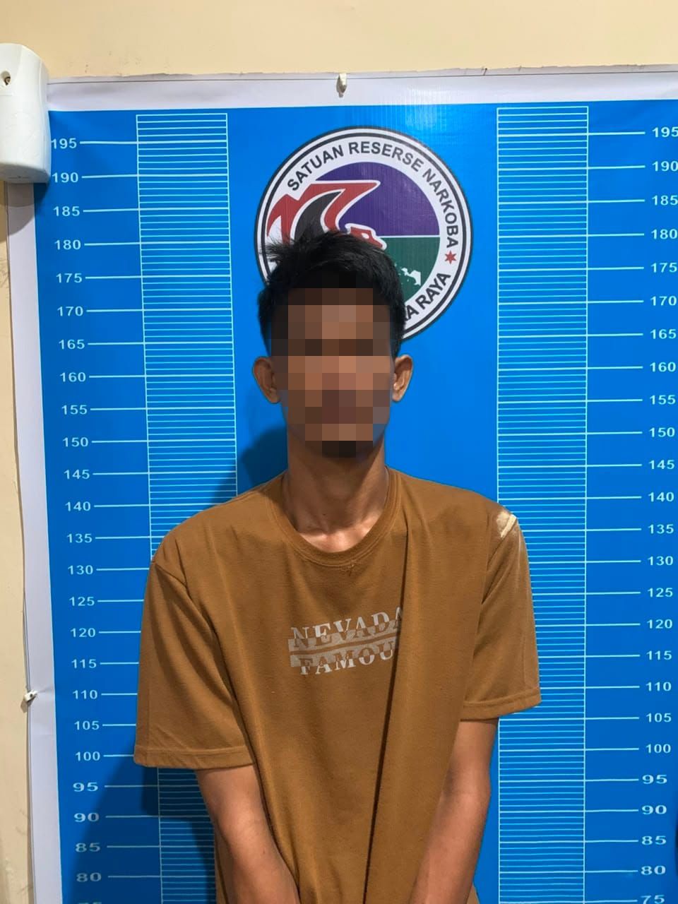 Tersangka M (38) diamankan Satresnarkoba Polresta Palangka Raya