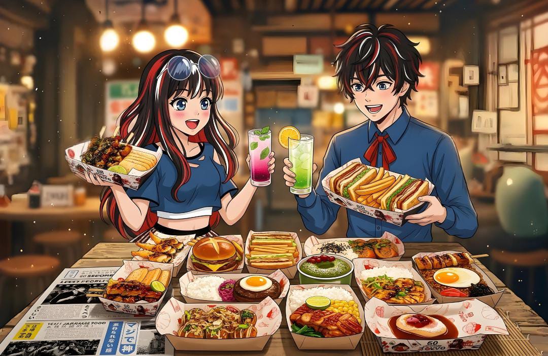 ‎Ren & Reina, Icon Hidangan 60 Seconds to Tokyo.