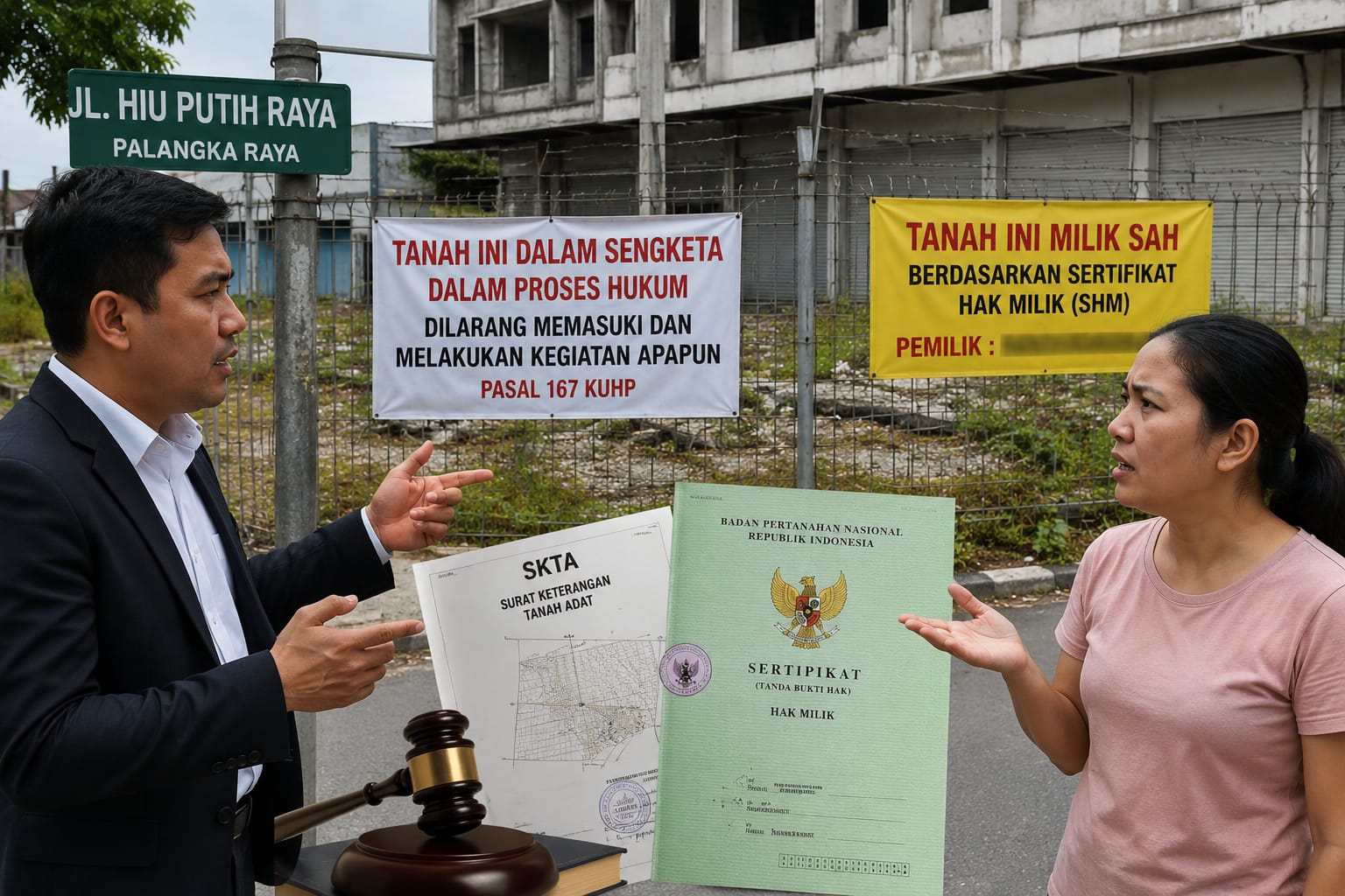 ‎Sengketa Lahan di Jalan Hiu Putih Bergulir