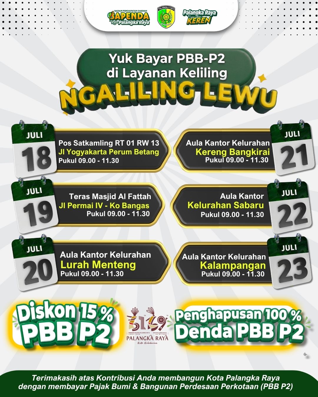 Bapenda Hadirkan Layanan Keliling Ngaliling Lewu, Warga Bisa Nikmati Diskon PBB-P2 dan Penghapusan Denda