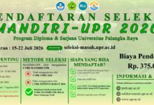 Seleksi Mandiri UPR 2026 Resmi Dibuka, Ini Jadwal dan Syarat Pendaftarannya