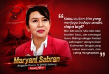 ‎Anggota Komisi IV DPRD Kalteng, Maryani Sabran