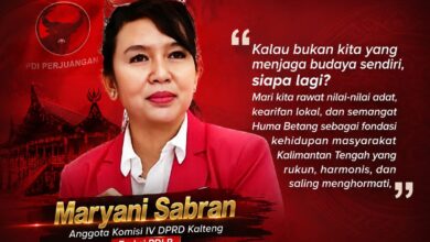Anggota Komisi IV DPRD Kalteng, Maryani Sabran