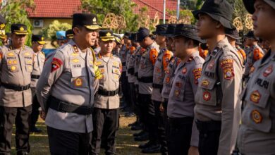 Apel Operasi Aman Nusa-II yang digelar oleh Polda Kalteng
