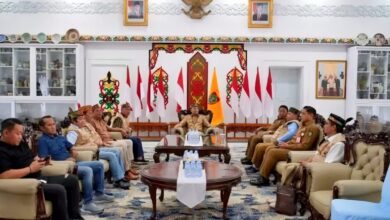 Gubernur Kalteng, H. Agustiar sabran saat beraudensi bersama GDAN