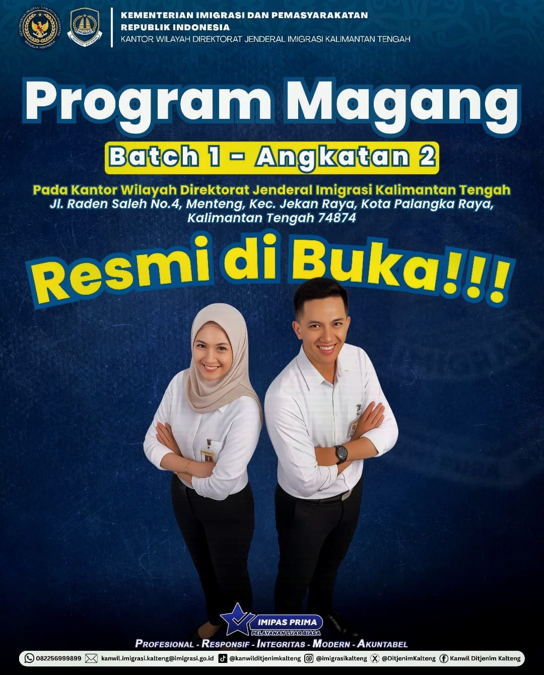 Informasi Program Magang Batch 1 Angkatan 2 bagi mahasiswa dari berbagai disiplin ilmu