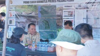 Gubernur Cek Langsung Kesiapsiagaan Personel dan Sarana Penanganan Karhutla di Pulang Pisau
