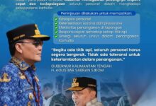 ‎Gubernur Kalteng, H. Agustiar Sabran