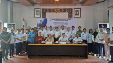 Tuti Marheni saat melakukan Reses di Tanah Siang