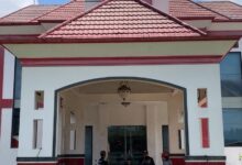 Eks Kantor PDIP Kalteng di Jalan RTA Milono yang kini menjadi objek sengketa.