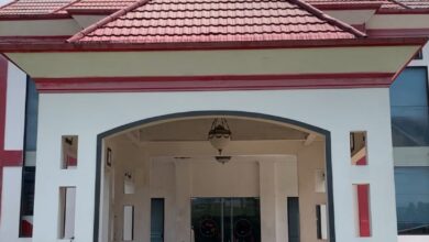 Eks Kantor PDIP Kalteng di Jalan RTA Milono yang kini menjadi objek sengketa.