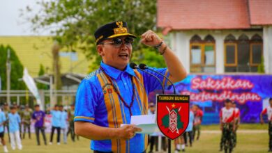 Gubernur Kalteng, H. Agustiar Sabran saat menyampaikan sambutan dalam kegiatan