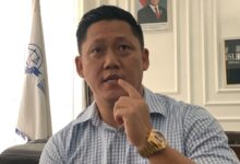 Kuasa Hukum Atu R Narang, Suriansyah Halim saat memberikan keterangan kepada awak media